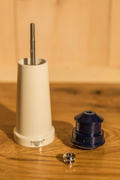 Fletcher's Mill - 6" Mini Lighthouse Shaker  (Black)