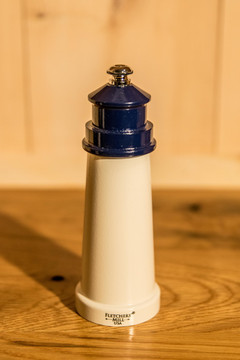 Fletcher's Mill - 6" Mini Lighthouse Pepper Mill  (Blue)