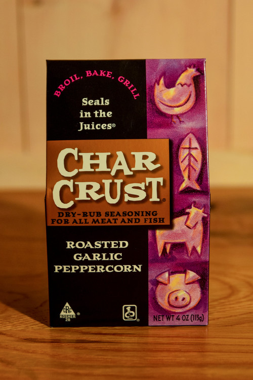 Char Crust Dry Rub - Roasted Garlic Peppercorn