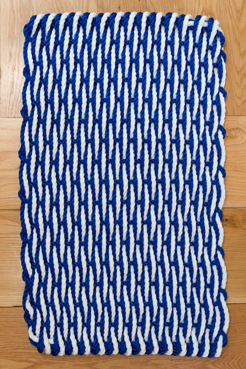 Cape Cod Doormats - The Wave (Blue & White)