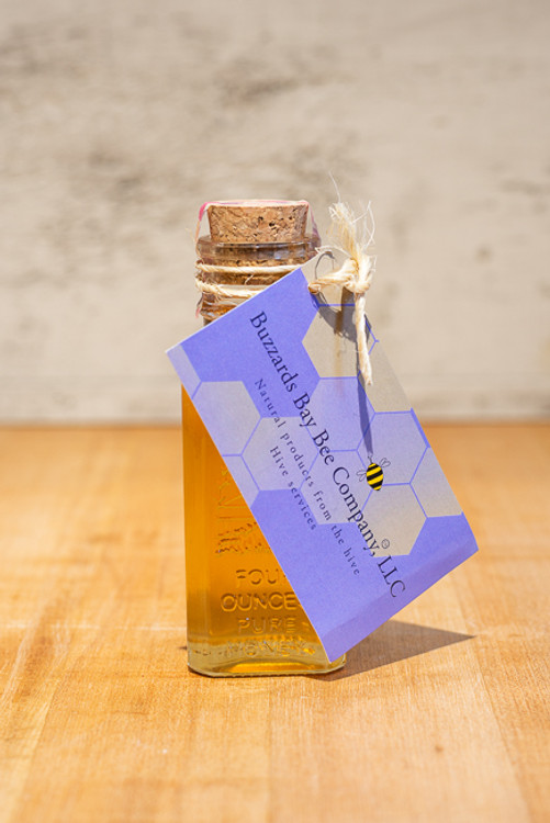 Buzzards Bay Bee Co. - Small Apothecary Bottle of Pure Honey - 4 oz
