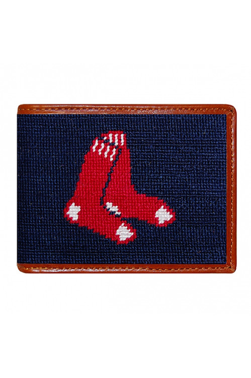 Smathers & Branson - Boston Red Sox Needlepoint Bi-Fold Wallet
