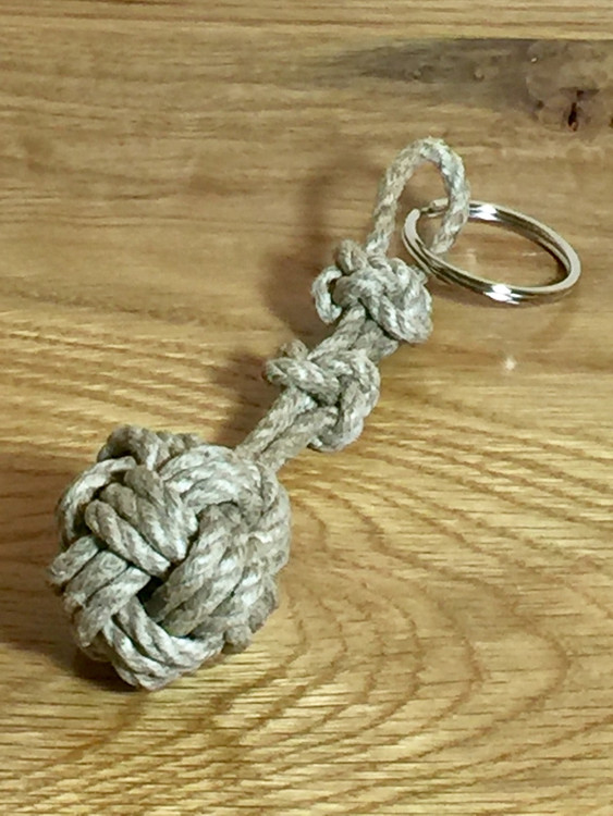 Hemp Monkey's Fist Key Chain