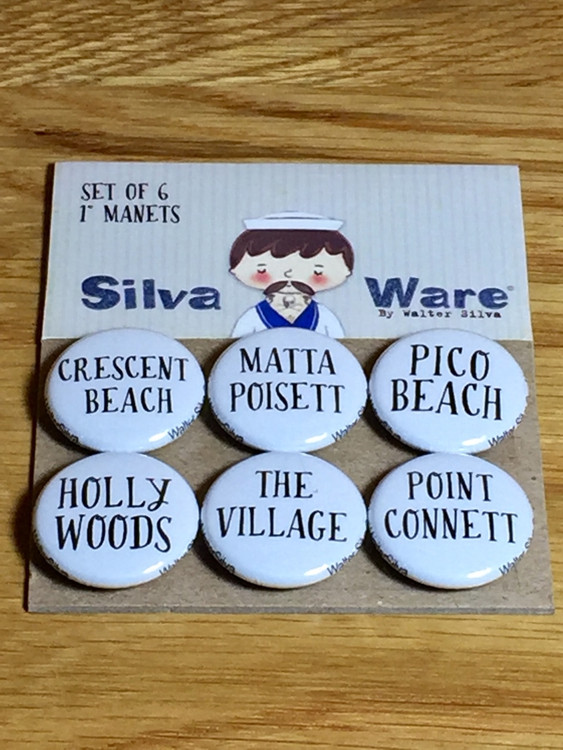 Mattapoisett Village Magnets - Set of 6 Magnets
