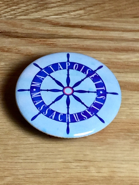 Mattapoisett Ship Wheel Magnet