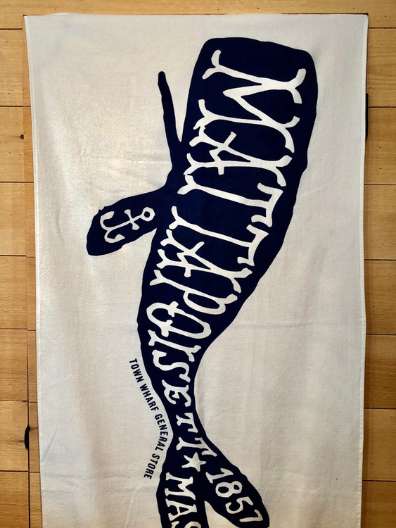 Mattapoisett Whale Beach Towel