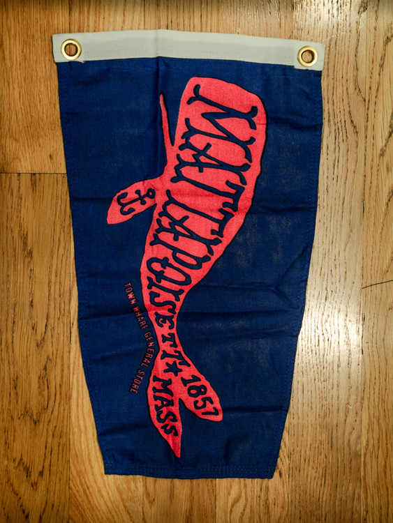 Mattapoisett Whale Burgee Flag