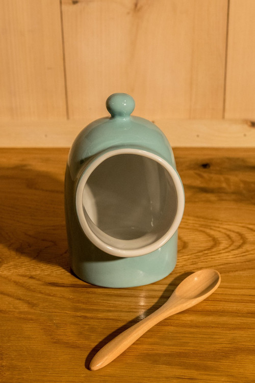 Now Designs - Salt Pig w/ Bamboo Spoon