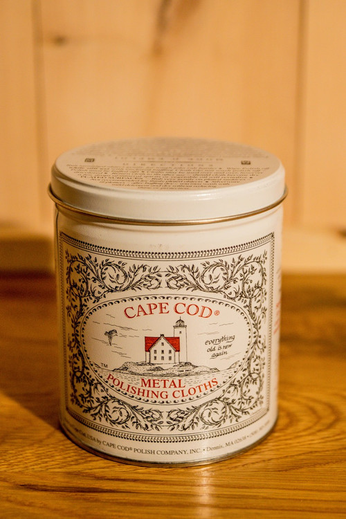Cape Cod Metal Polishing Cloths Economy Size Tin Town Wharf