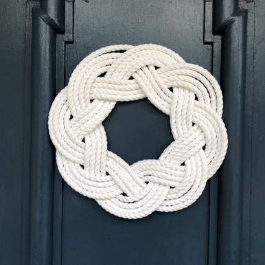 Rope Wreath – Kringle Knot – Nautical Decor – Small Rope Rug – Manila Rope  Mat – (18 inch Diameter) – wall hanging – Tying The Knot – Schooner  Chandlery