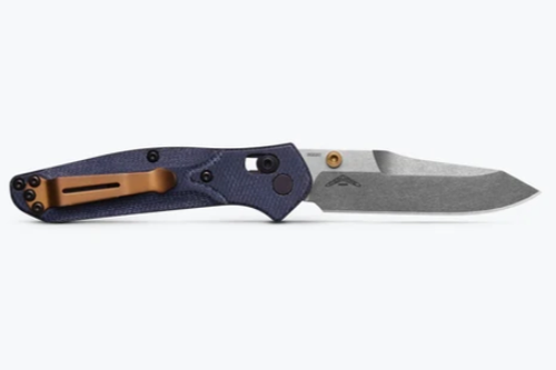 BENCHMADE MINI OSBORNE DENIM  REVERSE TANTO KNIFE - 945-04