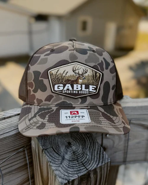 Gable Field Deer Hat Design - Richardson 112PFP