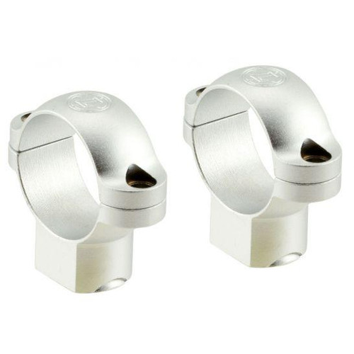Leupold 1 High Steel 2Piece Standard Extended Scope Ring, Silver  49905