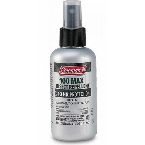  Coleman 100% Deet 4 oz Pump Spray Insect Repellent