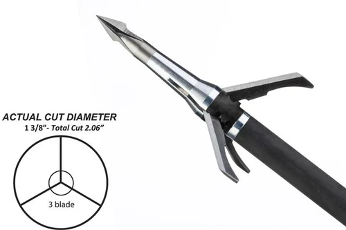 GRIM REAPER BROADHEADS PRO SERIES MECHANICAL BROADHEADSPRO 3BLADE 125GR (13/8) 