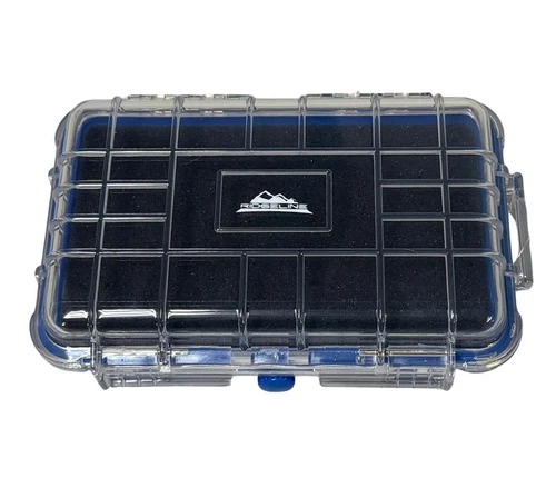 RIDGELINE 7.5IN WATERPROOF HARD CASE WITH FOAM BLUE