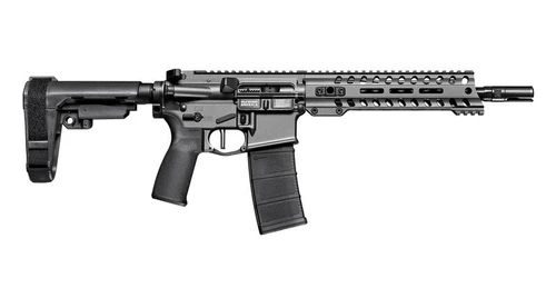 POF Minuteman 5.56mm SemiAutomatic AR15 Pistol with Tungsten Finish