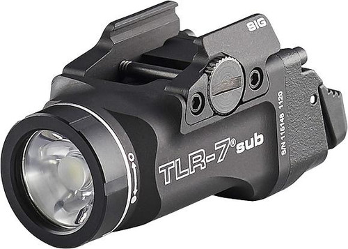 STREAMLIGHT TLR7 SUB 500LUMEN COMPACT RAILMOUNTED TACTICAL LIGHT WITHOUT LASERBLACK