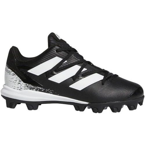Adidas Afterburner 8 MD Black/White YOUTH Baseball Cleat (FZ4244)