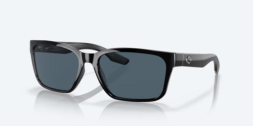 Costa Del Mar Sunglasses PALAMASBlack Gray Polarized Polycarbonate  580P