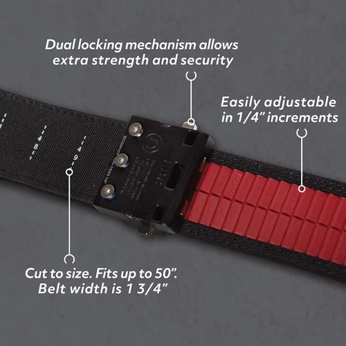 NEXBELT NTAC45, Black 1 3/4 Strap, EDC Belt