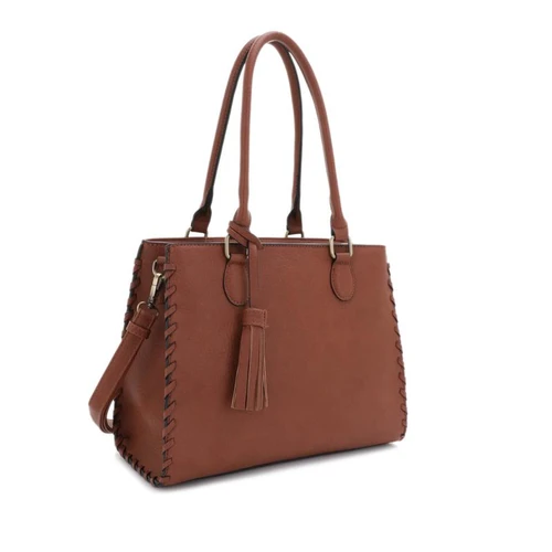 JESSIE JAMES HANDBAGS LIONESS CONCEALED CARRY SATCHEL BAG WITH TASSEL