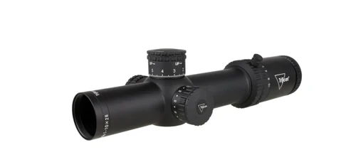 Trijicon Credo 110x28mm FFP Red/Green MRAD Segmented Circle 34mm Matte Blk Riflescope w/Exposed Elevation Adjuster & Return to Zero CR1028C2900050