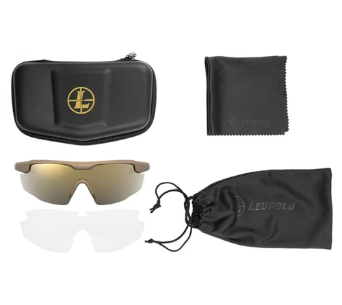 LEUPOLD SENTINEL SHOOTING GLASSES MATTE TAN/BRONZE  182671