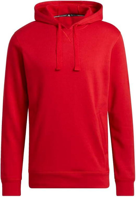Adidas Mens Fleece Hoodie Red