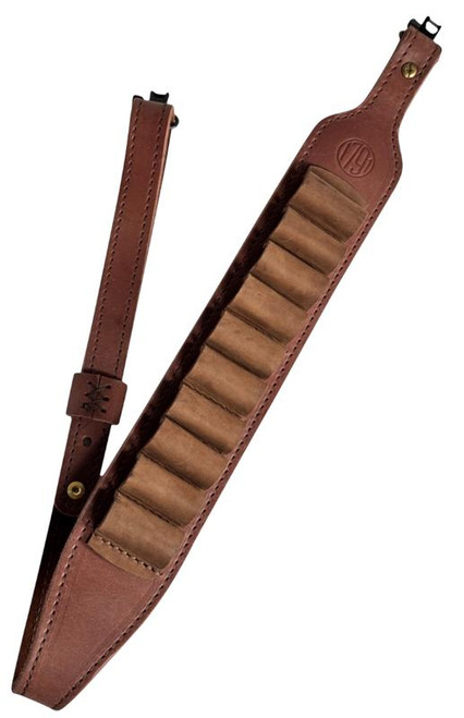 1791 Gunleather HNTASLRBRWA Hunt Ammo Sling Oiled Brown Leather 32 to 37 OAL Rifle