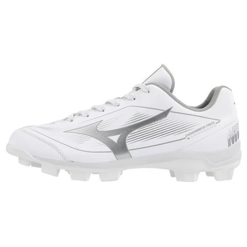 Womens CUSHIONREVO Finch TPU Softball Cleat WHITESILVER