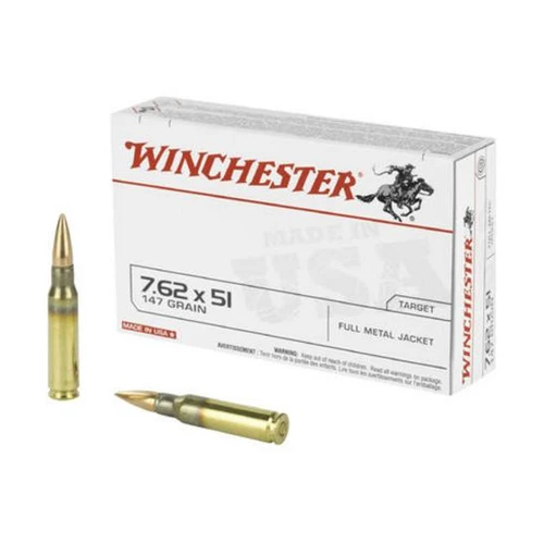 Winchester USA 7.62 Nato 147g FMJ Ammunition 20rds  Q3130