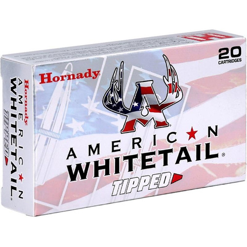 Hornady American Whitetail Tipped 243 Winchester Ammo 95 Grain Polymer Tip SST  80461