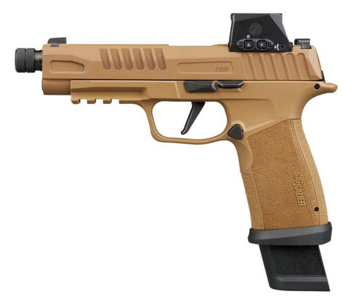 Sig Sauer P365 FUSE TACOPS Coyote Tan 9mm 5.1 Threaded Barrel 21Rounds w/ ROMEO X SIG LOC