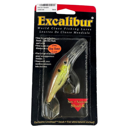 Vintage Excalibur Shad R D33ECGS 3/8oz  710ft