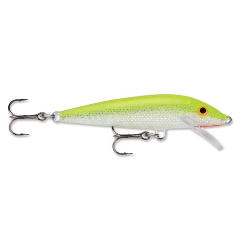 RAPALA Original Floater F09  SILVER FLRSCNT CHART