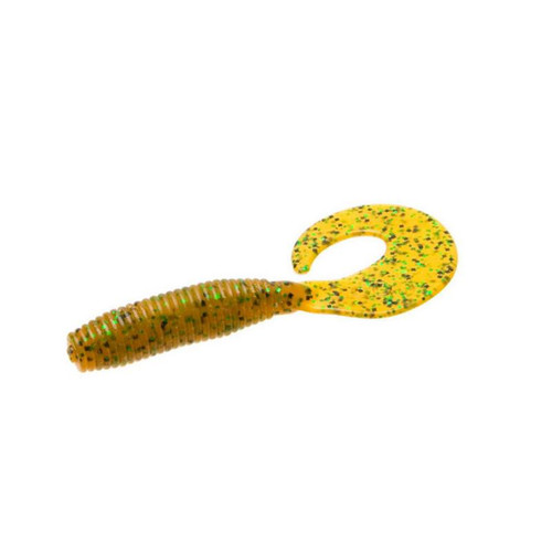 ZOOM BAIT COMPANY FAT ALBERT 10PK  ROOTBEER PEPPER GREEN