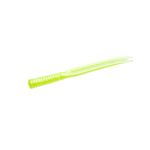 ZOOM BAIT COMPANY Split Tail Trailer 20PKCHARTRUSE PEARL