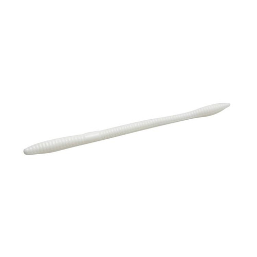 ZOOM BAIT COMPANY TRICK WORM 6.5 20 Pk WHITE