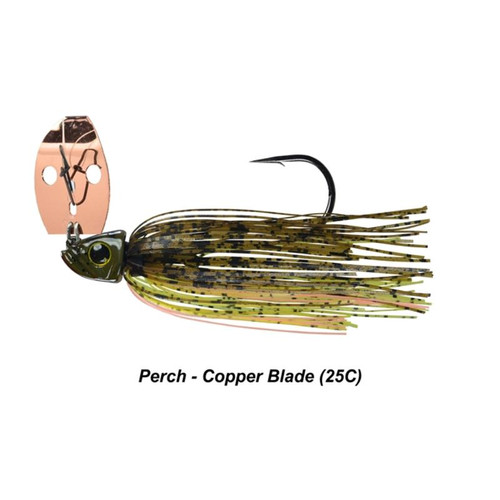 Picasso Aaron Martens Shock Blade Vibrating Jig  3/8OZ  PERCH/COPPER BLADE