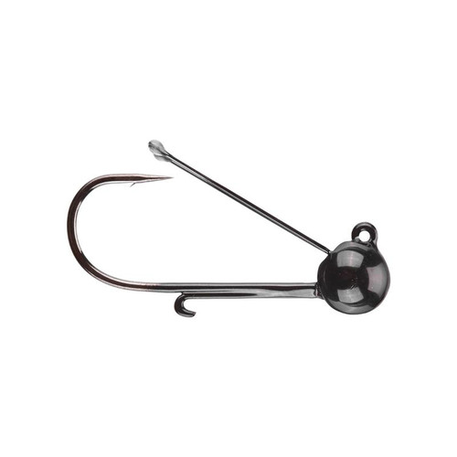 Picasso Tungsten Double Wire Weedless Ball Jig Heads  1/4OZ 4/0BLACK