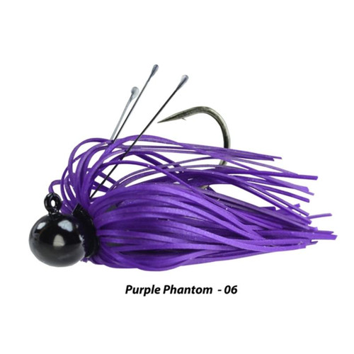 Picasso Tungsten Football Jig 1/4 OZ PURPLE PHANTOM 3/0