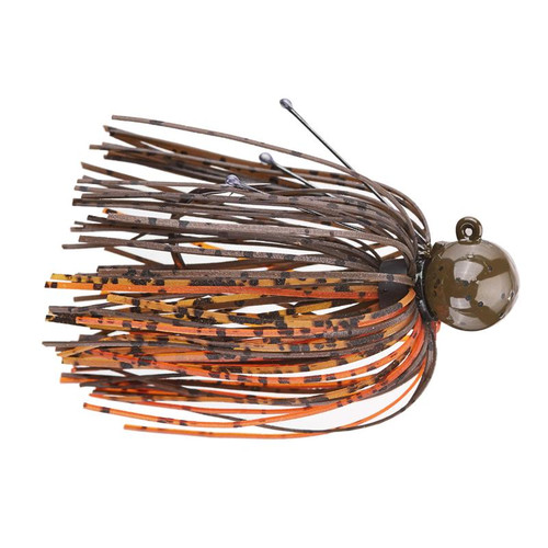 Picasso Tungsten Football Jig  3/4OZ 3/0  Green Pumpkin/Amber/Red