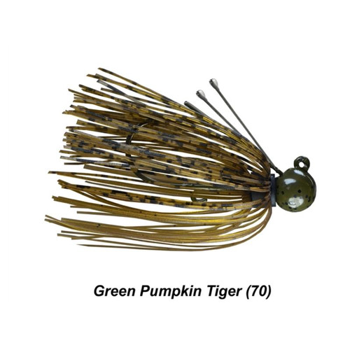 PICASSO LURES3/16OZ Tungsten Little Spotty Jig GREEN PUMPKIN  TIGER