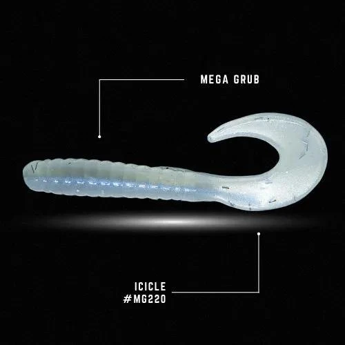 CRAPPIE MONSTER MEGGA GRUB 2 1/4IN 10PKICICLE