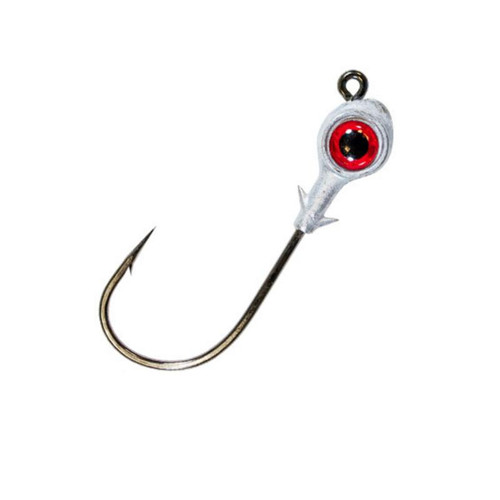 ZMan REDFISH EYE JIGHEAD 1/4OZ RED 3PK