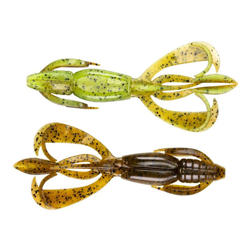 Keitech Crazy Flapper 2.8  Green Pumpkin Pepper Chartreuse