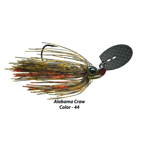 Picasso Carbon Fiber Dredger Blade Pro HC Jig1/2 ALABAMA CRAW