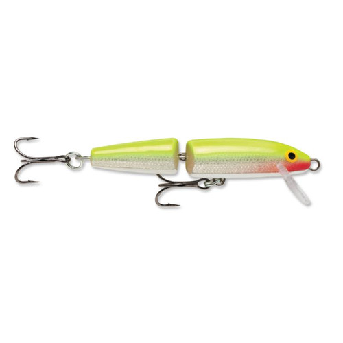 RAPALA JOINTED 7 Silver Fluorescent Chartreuse