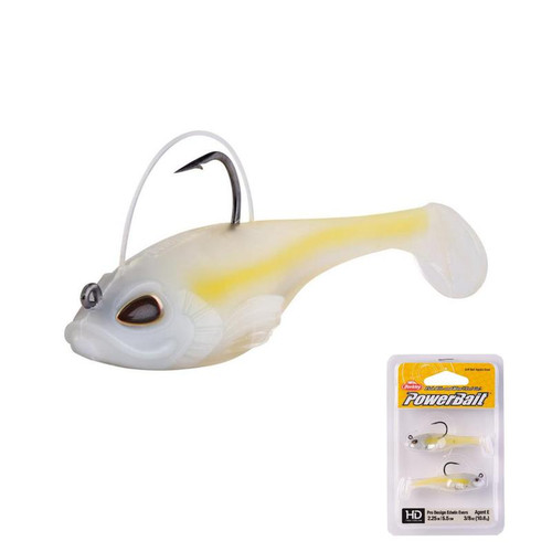 Berkley POWERBAIT AGENT E 3/8OZ 2PK  HD CHARTREUSE SHAD